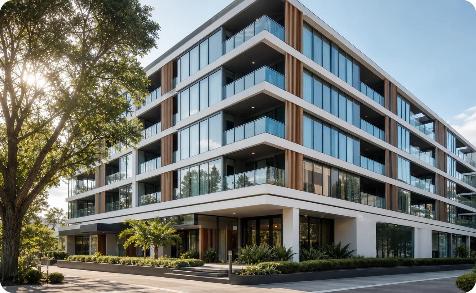 Serviced accommodation building suitable for RentalX partners