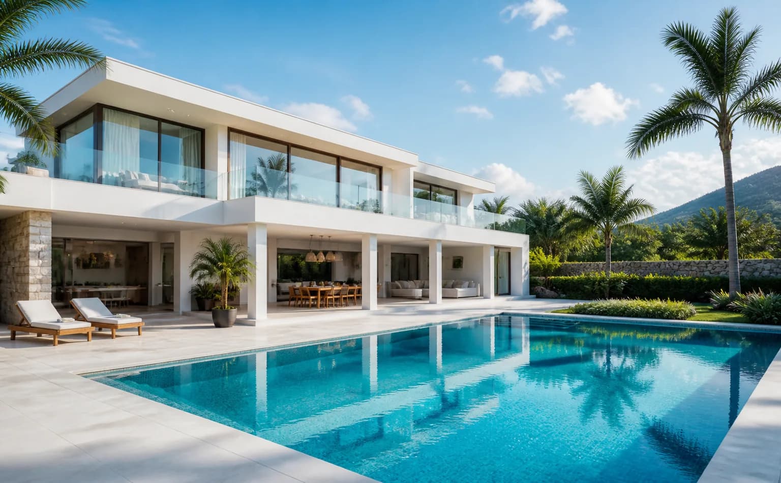 Modern villa with a pool for RentalX accommodation partners